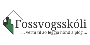 Fossvogsskóli logo